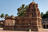 The great Chola temples of Tamil Nadu - The Brihadishwara Temple of Thanjavur. the auxiliary Ganesh shrine. 